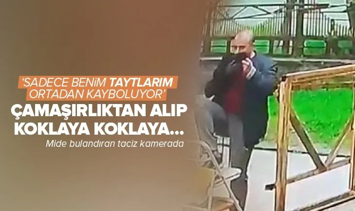 Ankara’da bir garip hırsız! Taytları koklayıp çalan sapığa cinsel tacizden suç duyurusu