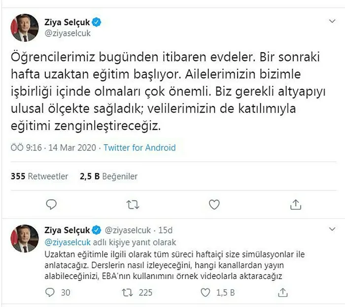 Bakan Selçuk'tan uzaktan eğitim açıklaması: Simülasyonlar ile anlatacağız - 1