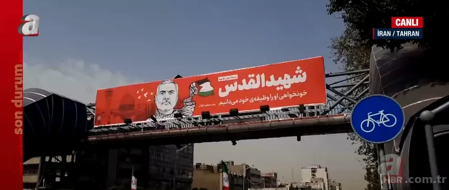 Haniye suikastına İranlılar ne diyor? A Haber Tahran'daki tören alanında mikrofon uzattı: İSRAİL NAMERTTİR! 6