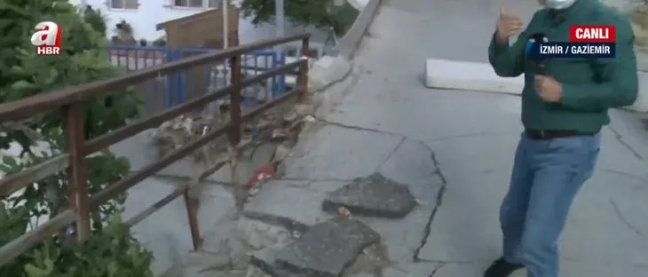 Son dakika: İzmir Gaziemir’de hasar gören köprüde büyük tehlike! Vatandaş CHP’li belediyeden şikayetçi