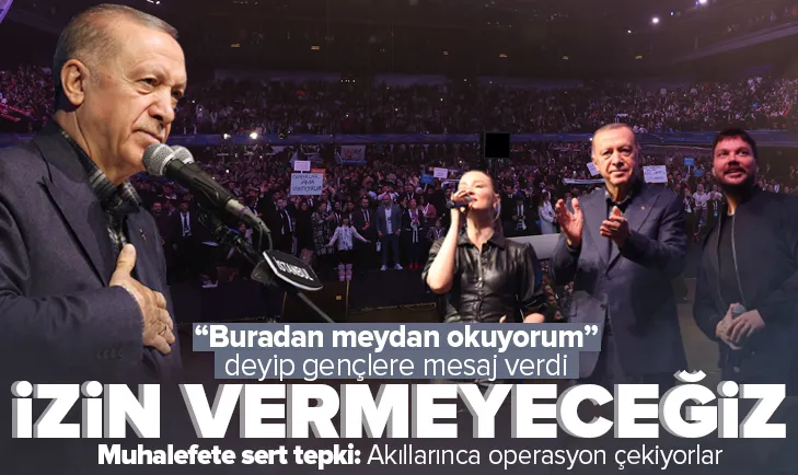 Başkan Erdoğan gençlerle buluştu