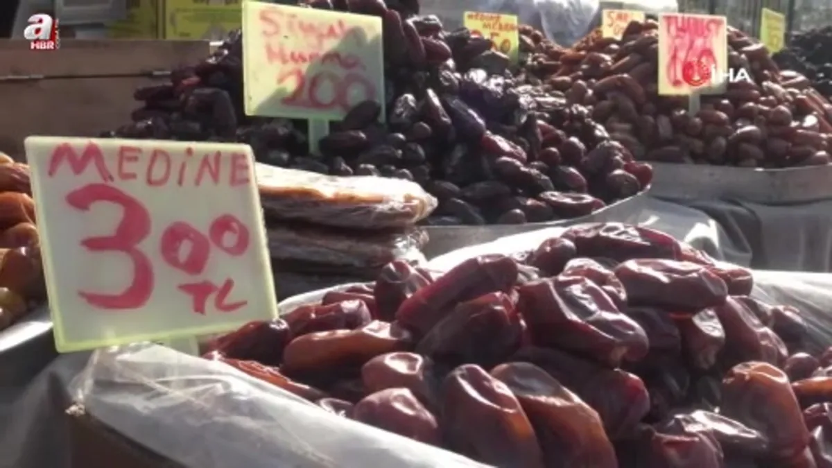 Ramazan ayının vazgeçilmezi hurma