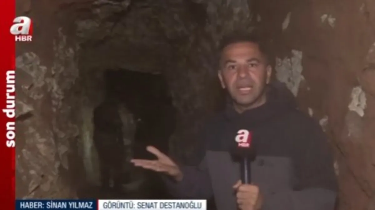 PKK/YPG'nin Münbiç'teki gizli tünel ağı çözüldü! Kilometrelerce uzun gizli geçitleri A Haber görüntüledi