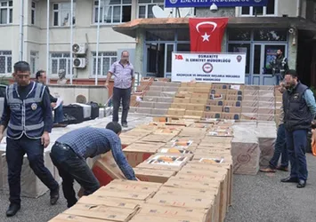170 bin paket kaçak sigara ele geçirildi