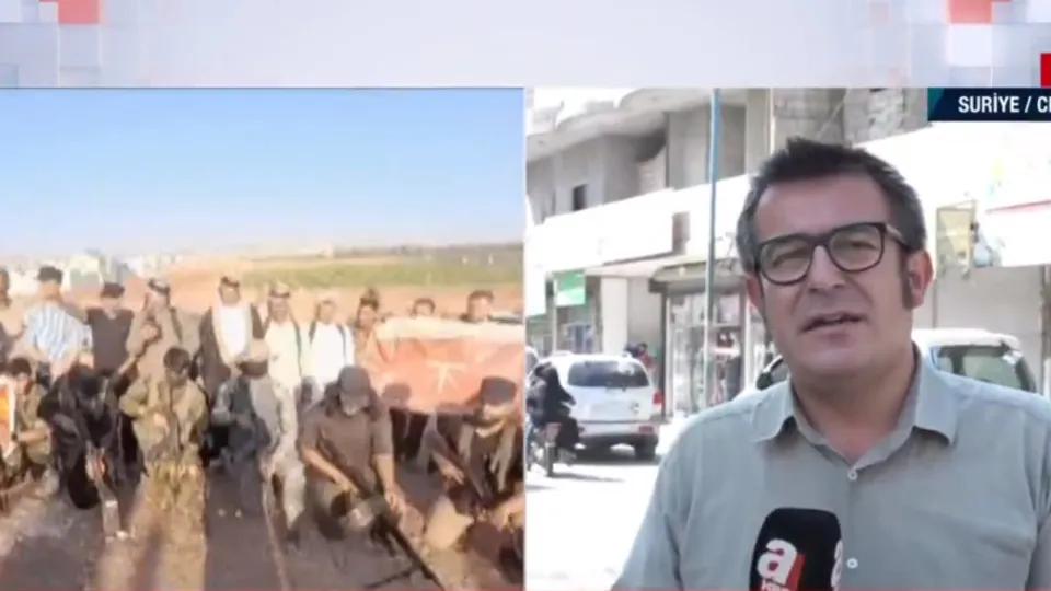 Canlı yayında patlama sesleri! A Haber Suriye'de... Arap aşiretleri ile terör örgütü PKK/YPG çatışması büyüyor! Son dakika gelişmesi