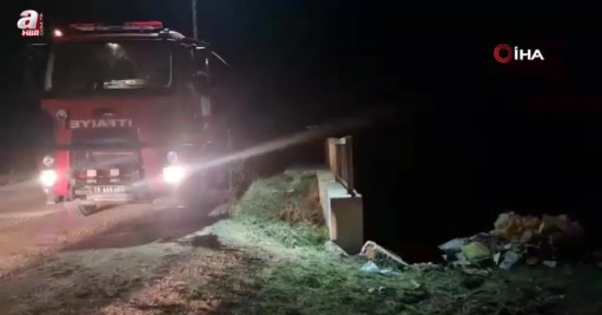 Köprüden aşağı düşen vatandaş yaralandı
