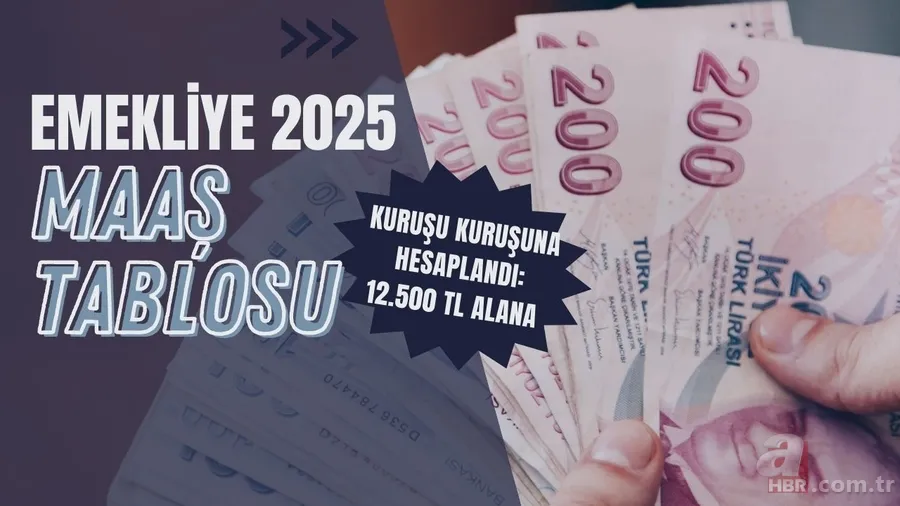 Emekliye yeni zam tablosu oluştu! 4A-4B'liye kuruşu kuruşuna kök maaş hesabı: 12.500, 14.000, 16.750 TL alana... 1