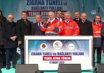 Başbakan Yeni Zigana Tüneli için tarih verdi