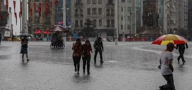 İstanbul’a yağmur geliyor