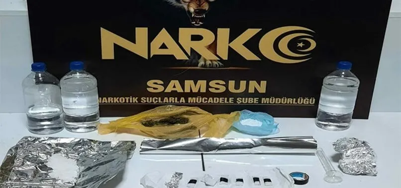 Uyusturucu Yapiminda Kullanilan Malzemelerle Yakalandi
