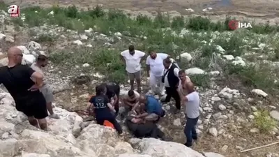 Stant kurmak isterken kayalıklara düştü