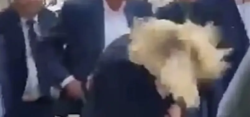 Son dakika: Fransa'da aşırı sağcı Le Pen'e yumurtalı saldırı