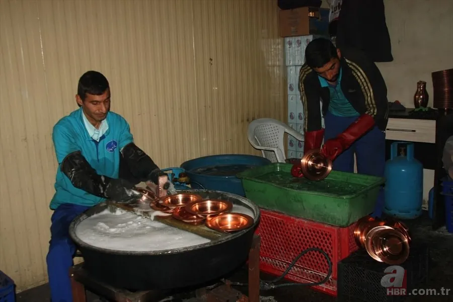 Unutulmaya yüz tutmuş meslek bakırcılık yeniden canlanmaya başladı 10