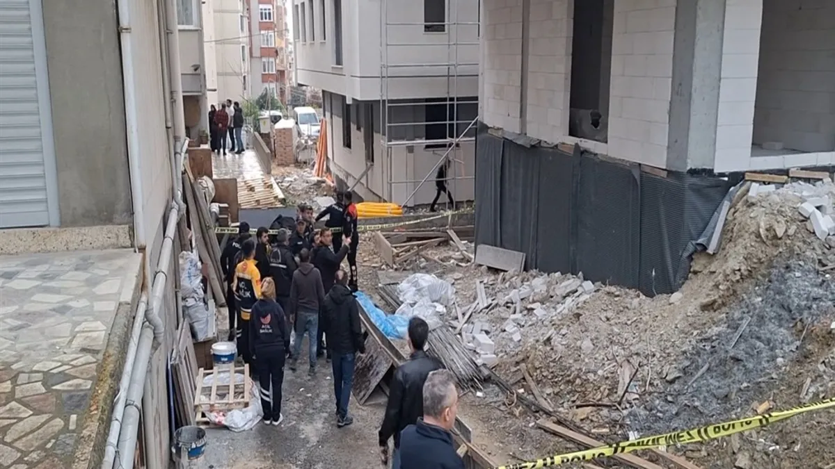 İstanbul'daki inşaatta şantiye şefinin feci sonu
