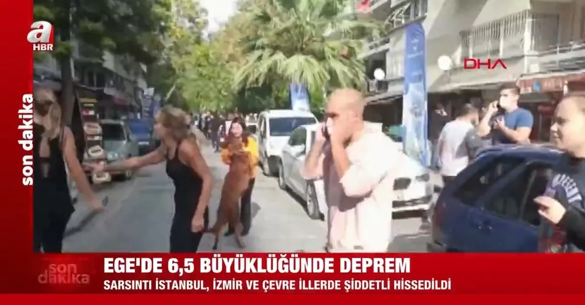 Son Dakika Izmir De 6 6 Buyuklugunde Deprem Iste Ilk Goruntuler Ahaber Son Dakika Video Izle
