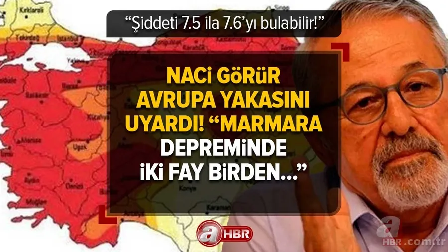 Adalar ve Kumburgaz fay kolu... Naci Görür'den çarpıcı Avrupa Yakası açıklaması: Olası Marmara Depreminde iki aktif fay birden! 1