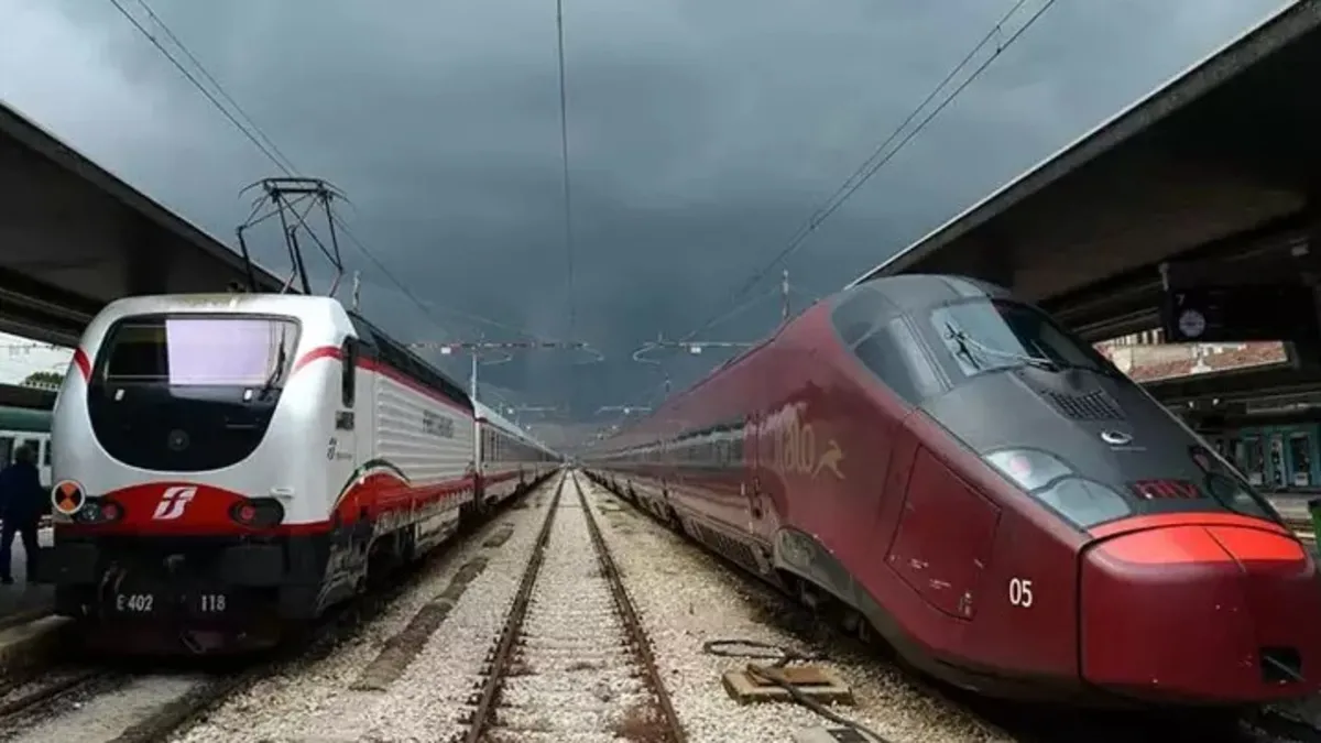 İtalya'da demir yolu çalışanları greve gitti