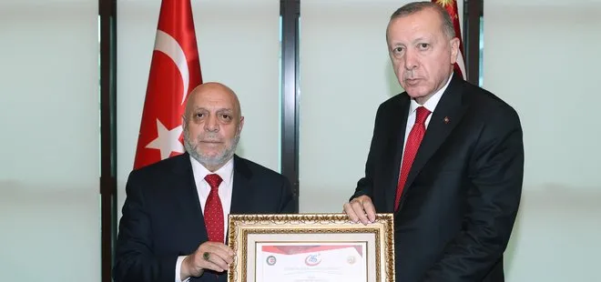 Son dakika | Başkan Erdoğan Hak-İş Genel Başkanı Mahmut Arslan’ı kabul etti
