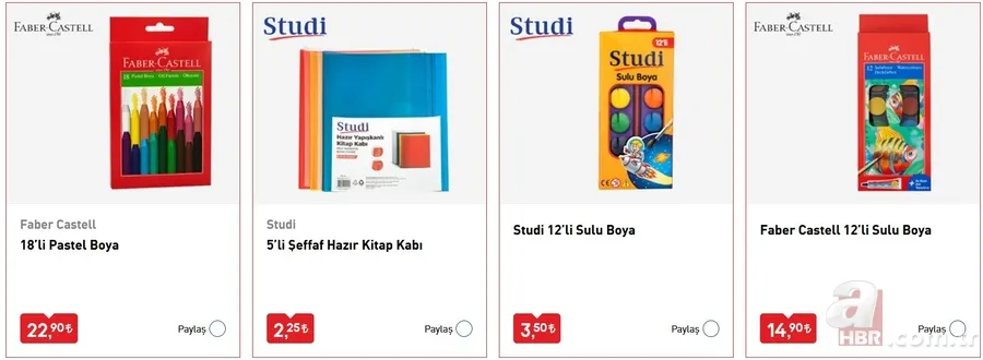 BİM okul eşyaları ne zaman gelecek? BİM kırtasiye malzemeleri, okul çantaları, defter, kalem fiyatları belli oldu 12
