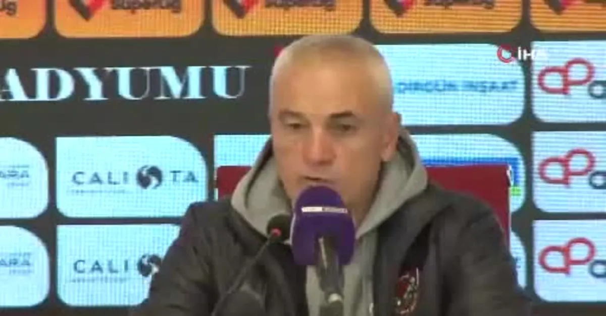 Rıza Çalımbay: "Kaybettiğimiz için üzgünüz"