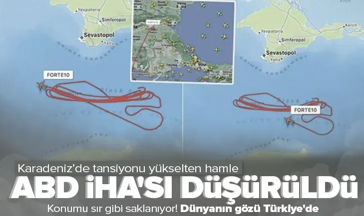 Rusya ABD İHA’sını düşürdü uyarı geçikmedi