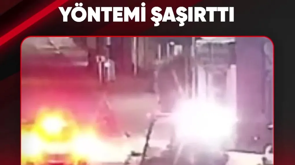 HIRSIZLARIN YÖNTEMİ ŞAŞIRTTI
