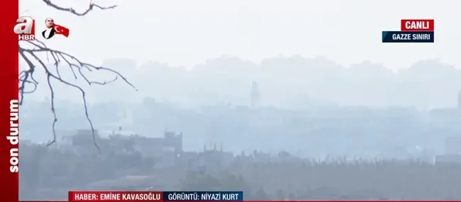 A Haber savaş bölgesinde | Gazze ağır bombardıman altında! Siyah dumanlar bölheyi kapladı