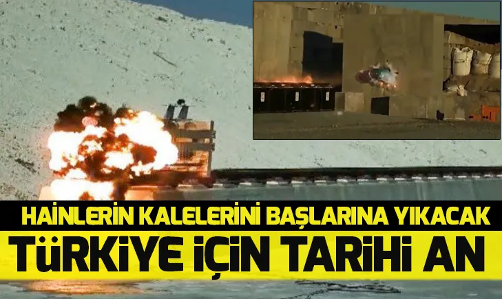 HABRAS’ta nefesler tutuldu, bir tonluk bomba ses hızını aştı