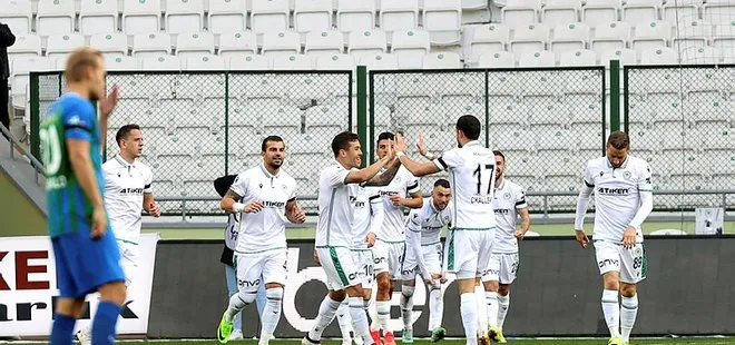 Konyaspor, Çaykur Rizespor’u 3 golle devirdi