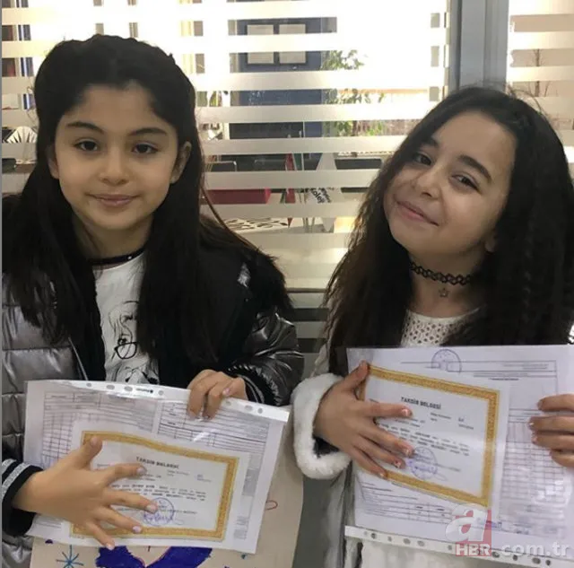 Esra Erol karne heyecanına ortak oldu! Çocuklarını yalnız bırakmadılar (Ünlü isimlerin karne paylaşımları) 6