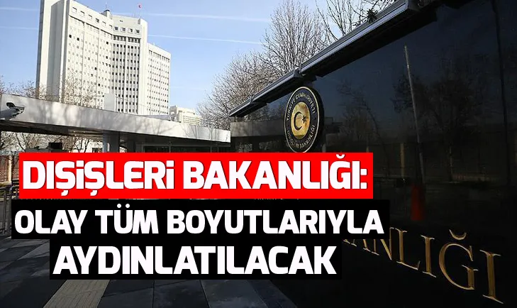Bakan Çavuşoğlu ABD Büyükelçiliğine yönelik saldırıyı kınadı