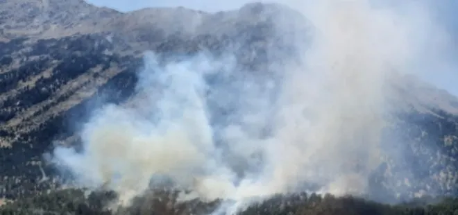 Son dakika: Antalya’daki orman yangını kontrol altına alındı