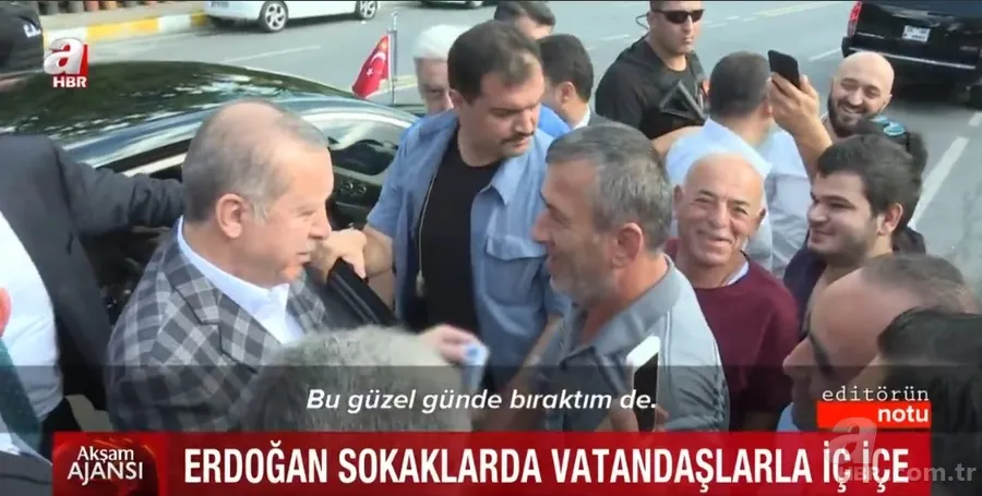 Başkan Erdoğan'ın vatandaşlarla renkli anları: Gittiği her yerde yoğun ilgiyle karşılandı 19