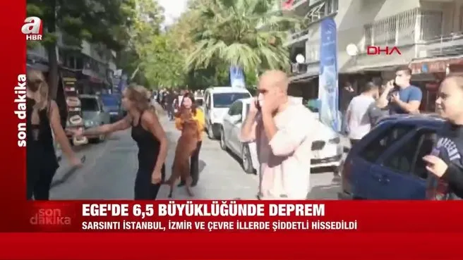 Son Dakika Izmir De 6 6 Buyuklugunde Deprem Iste Ilk Goruntuler Ahaber Son Dakika Video Izle