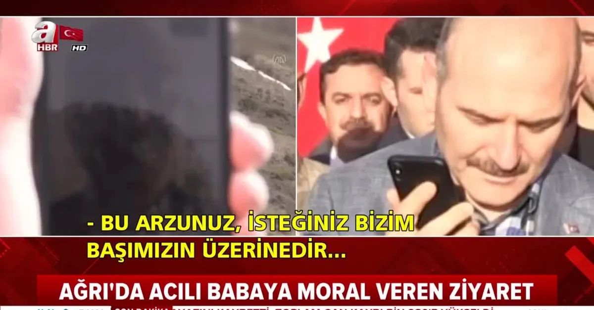 Son dakika: Süleyman Soylu Ağrı'da oğlu PKK tarafından kaçırılan acılı baba ile görüştü |Video