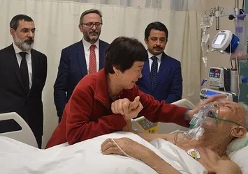 Koreli 'Ayla'dan gazi babasına ziyaret