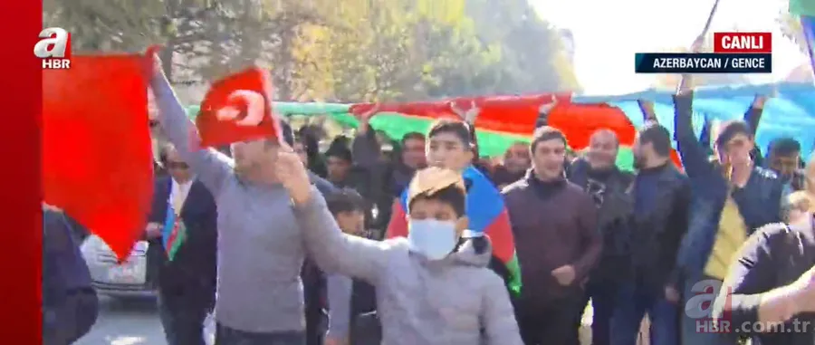 Son dakika: Şuşa zaferinin ardından Azerbaycan'da çifte bayram! Vatandaşlar sevinçlerini A Haber'le paylaştı 3