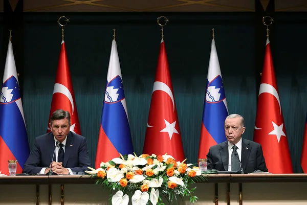 Başkan Recep Tayyip Erdoğan’dan Slovenya Cumhurbaşkanı Pahor ile ortak basın toplantısı