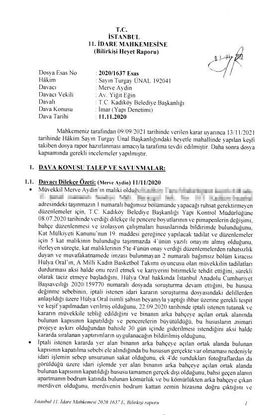 CHP’li Kadıköy Belediyesi, Milli kadın basketbolcu Merve Aydın’ın dairesini mühürledi