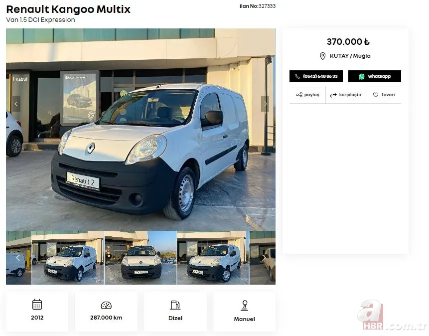 Renault ekim ayı yenilenmiş 2. El araç modelleri ve fiyatlarını açıkladı! 230 bin TL’den başlayan fiyatlarla Fiat, Renault, Peugeot, Volkswagen, Hyundai... 9