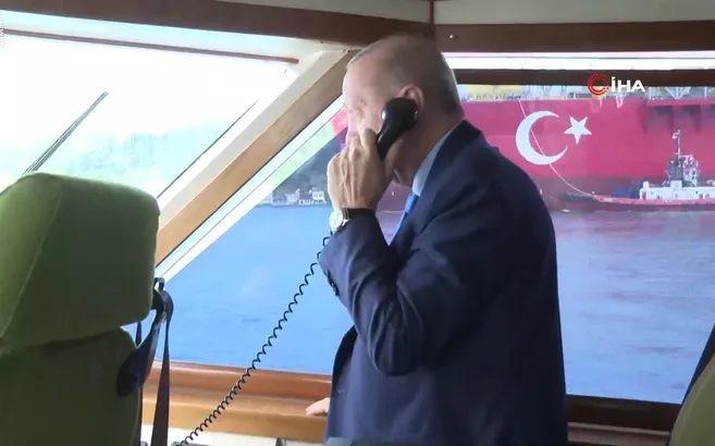Başkan Erdoğan’dan Osman Gazi’ye telsiz mesajı: Hızlanın, gazla gelin!