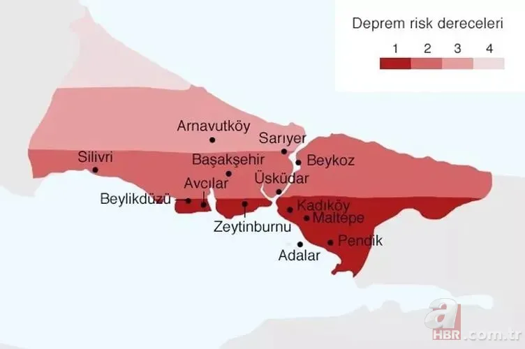 İSTANBUL’DA DEPREM RİSK HARİTASI 2025: Deprem riski en yüksek ilçeler ve zemini sağlam bölgeler hangileri? 11
