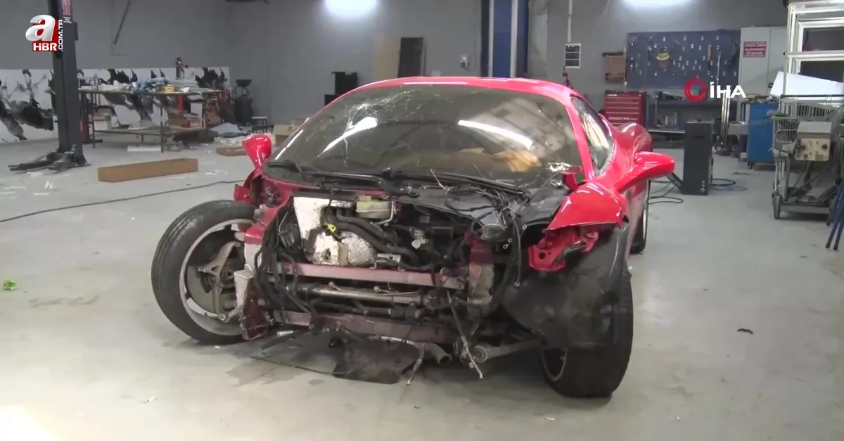 Ferrari ile kaza yapan usta yaşananları anlattı