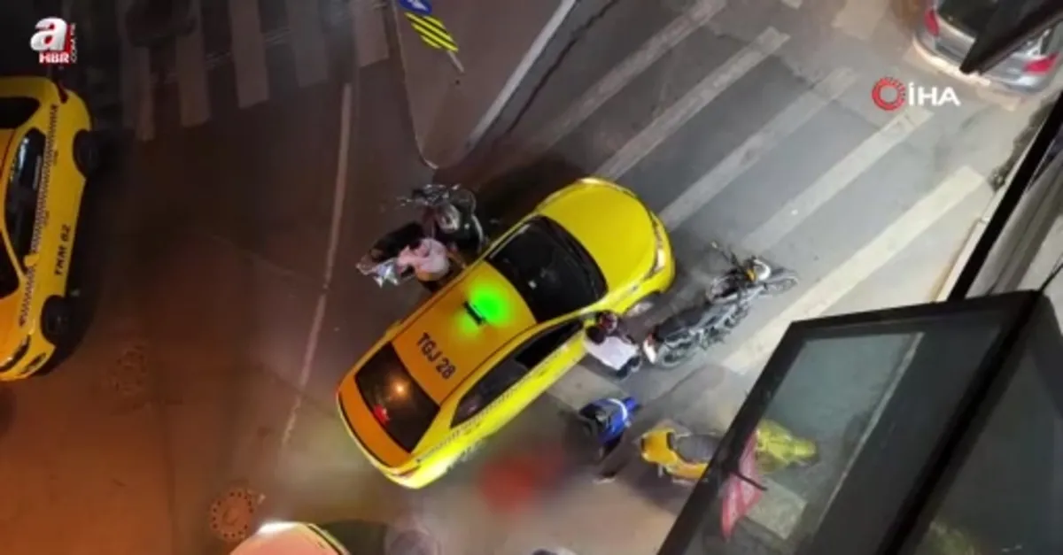 Yol verme tartışması kameraya yansıdı