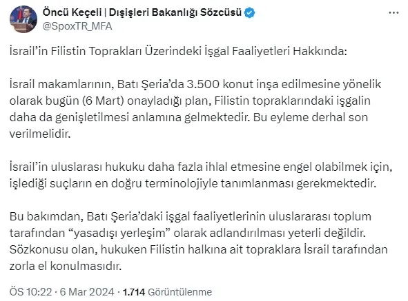 disisleri-bakanligindan-isgalci-israile-sert-tepki-soz-konusu-plan-filistin-topraklarina-isgalin-daha-da-genis-1709755357930.jpg Dışişleri Bakanlığından işgalci İsrail'e sert tepki: Söz konusu plan Filistin topraklarına işgalin daha da genişletilmesi anlamına gelmektedir - 1