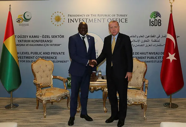 Başkan Erdoğan Gine Cumhurbaşkanı Alpha Conde ile görüştü