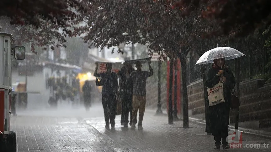 KIŞLIKLARI ÇIKARIN! Meteoroloji İstanbul için gün verdi: Sağanak yağış geliyor! SON DAKİKA HABERLER 19