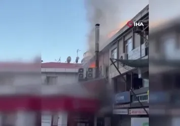 Elazığ’da korkutan çatı yangını