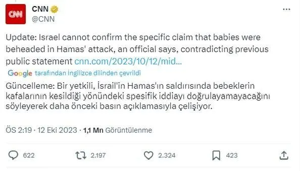 Soykırım medyası! Katil İsrail'in ‘40 bebek’ yalanıyla vahşete kılıf