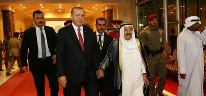 Cumhurbaşkanı Erdoğan Kuveyt’te